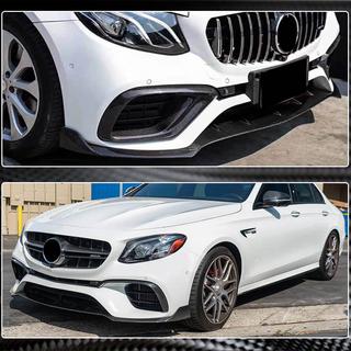 Frontkofanger-læbe Lip V1 (til E63 AMG 2016-2019, carbon) foto 4