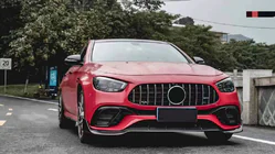 Mercedes E-klasse W213 2016–2023 Frontlip til forreste kofanger (til E63 AMG 2020-2023, kulfiber) foto 2