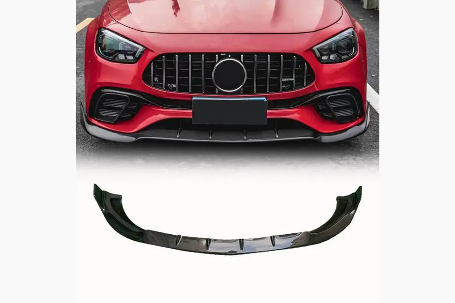 Mercedes E-klasse W213 2016–2023 Frontlip til forreste kofanger (til E63 AMG 2020-2023, kulfiber) Image