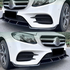 Mercedes E-klasse W213 2016–2023 Front bumper lip-spoiler (til AMG-Line / E43 AMG 2016-2019, plast) foto 2