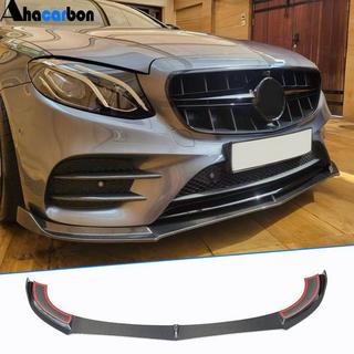 Front læbe til kofanger Lip V1 (til AMG-Line / E43 AMG 2016-2019, carbon) foto 1