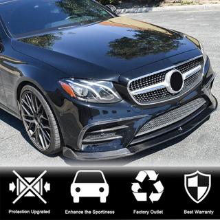 Front læbe til kofanger Lip V1 (til AMG-Line / E43 AMG 2016-2019, carbon) foto 2
