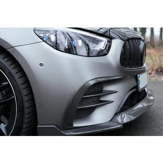 Front bumper lip spoiler (til AMG-Line 2020+, tør carbon) foto 1