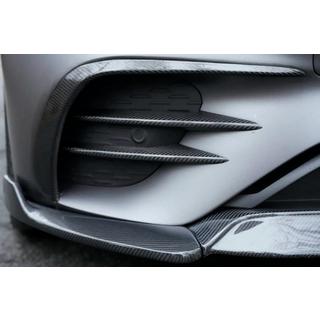 Front bumper lip spoiler (til AMG-Line 2020+, tør carbon) foto 2