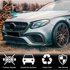 Mercedes E-klasse W213 2016–2023 Frontsplittere i carbon (til E63 AMG 2016-2019, karbon) foto 5