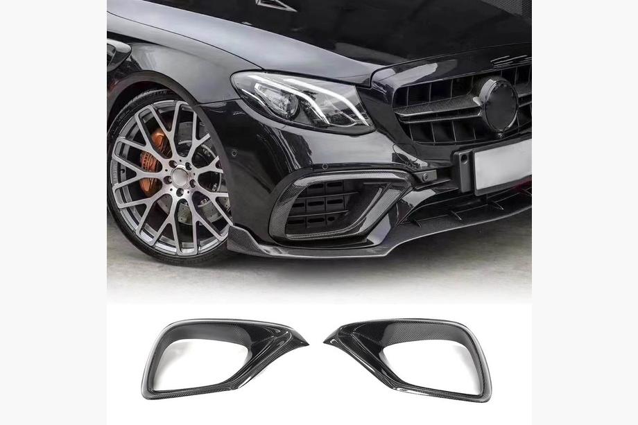 Mercedes E-klasse W213 2016–2023 Frontsplittere i carbon (til E63 AMG 2016-2019, karbon) Image