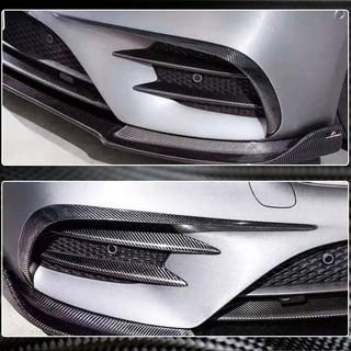 Frontkofanger-tilbehør V1 (til E43 AMG 2016-2019, carbon) foto 4