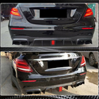 Mercedes E-klasse W213 2016–2023 Bagkofanger-diffuser med udstødningsenderør V2 (til AMG/AMG-Line 2016-2019, carbon) foto 5