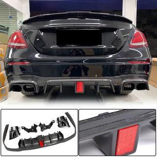 Bagkofanger-diffuser med udstødningsenderør V2 (til AMG/AMG-Line 2016-2019, carbon) foto 2