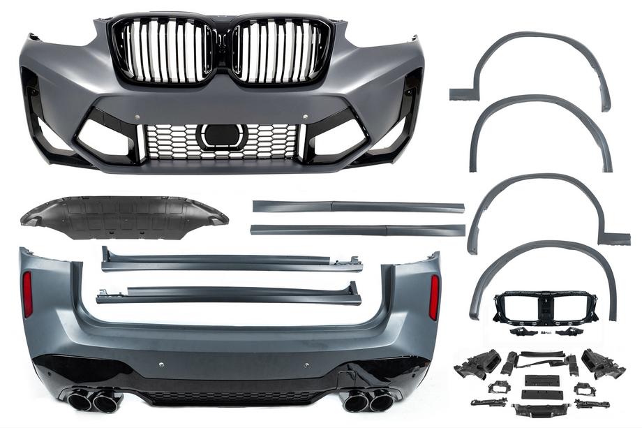 BMW X3 G01 2018– Bodykit-sæt 2022-2024 (F97 X3M, komplet sæt) Foto 2