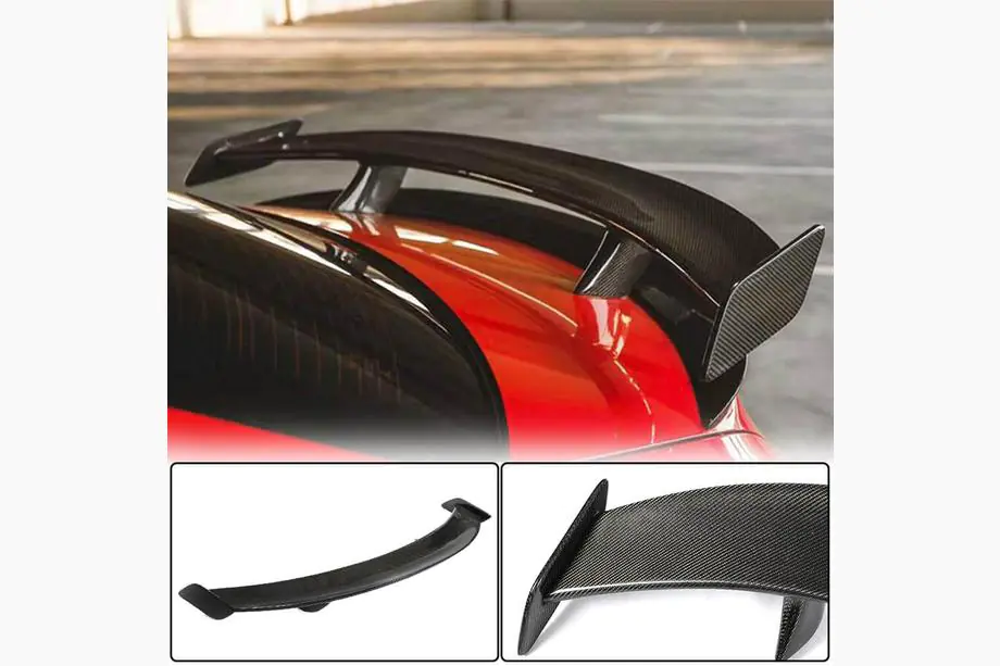 Mercedes CLA C117 2013–2019 Spoiler V3 (SD, kulfiber) Image