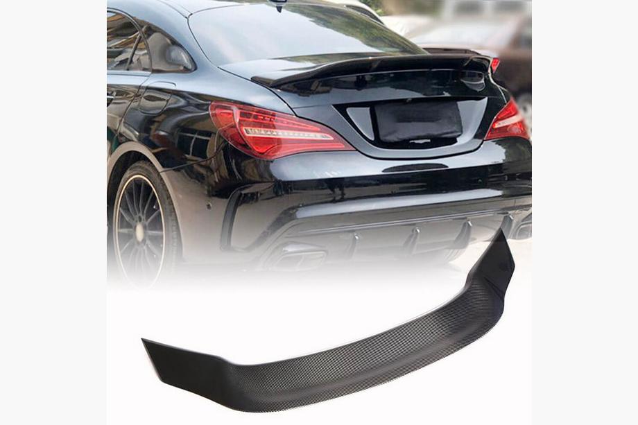 Mercedes CLA C117 2013–2019 Spoiler V4 (SD, kulfiber) Image