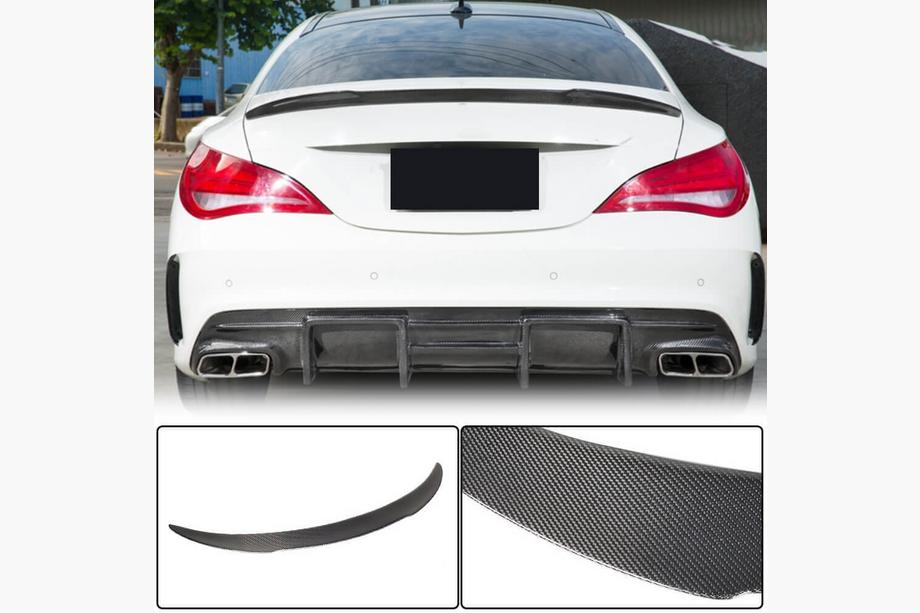 Mercedes CLA C117 2013–2019 Spoiler V8 (SD, kulfiber) Image
