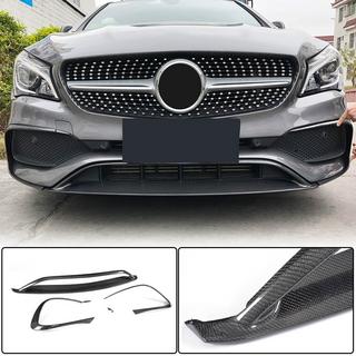 Kulfiber frontkofanger-lip (til AMG-Line SD 2017-2019, carbon) foto 1