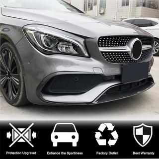 Kulfiber frontkofanger-lip (til AMG-Line SD 2017-2019, carbon) foto 3