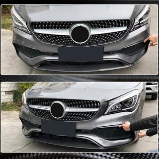 Kulfiber frontkofanger-lip (til AMG-Line SD 2017-2019, carbon) foto 4