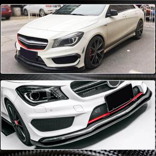 Frontlæbe til forreste kofanger Lip (til CLA45 AMG SD 2013-2015, Carbon) foto 3