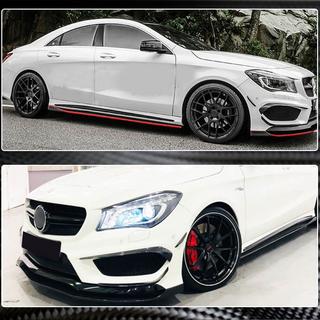 Frontkofanger-indsatser i kulfiber (til CLA45 AMG SD 2013-2016) foto 3