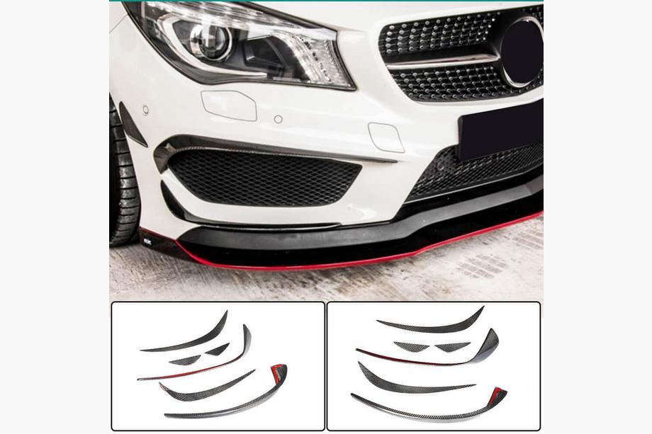 Mercedes CLA C117 2013–2019 Frontkofanger-indsatser i kulfiber (til CLA45 AMG SD 2013-2016) Image