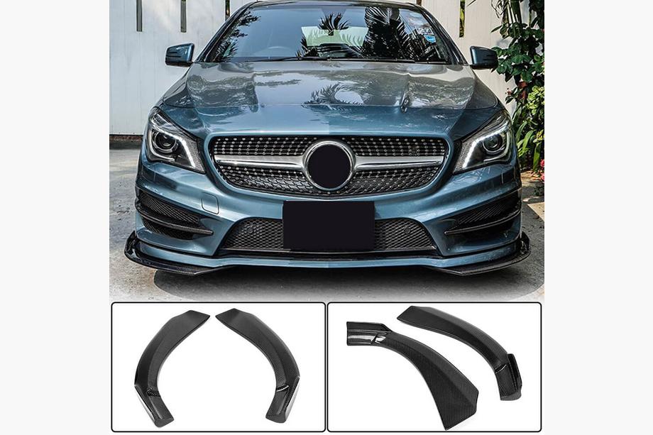 Mercedes CLA C117 2013–2019 Kulfiber frontkofanger-indsatser (til Base SD 2013-2016) Image