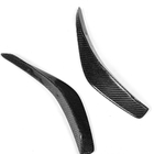 Mercedes CLA C117 2013–2019 Kulfiber frontkofanger-tilføjelsesdele (til CLA45 AMG SD, Carbon) foto 5