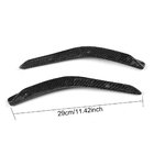 Mercedes CLA C117 2013–2019 Kulfiber frontkofanger-tilføjelsesdele (til CLA45 AMG SD, Carbon) foto 6