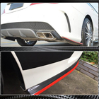Mercedes CLA C117 2013–2019 Bagkofanger-indlæg V2 (til AMG-Line / CLA45 AMG SD, carbon) foto 8