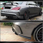 Mercedes CLA C117 2013–2019 Bagkofanger-cover V3 (til AMG-Line / CLA45 AMG SD, kulfiber) foto 4