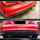 Mercedes CLA C117 2013–2019 Diffuser til bagkofanger (til AMG-Line / CLA45 AMG 2017-2019, kulfiber) foto 3