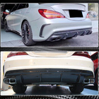 Mercedes CLA C117 2013–2019 Diffuser til bagkofanger (til AMG-Line / CLA45 AMG 2017-2019, kulfiber) foto 4