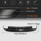 Mercedes CLA C117 2013–2019 Diffuser til bagkofanger (til AMG-Line / CLA45 AMG 2017-2019, kulfiber) foto 5