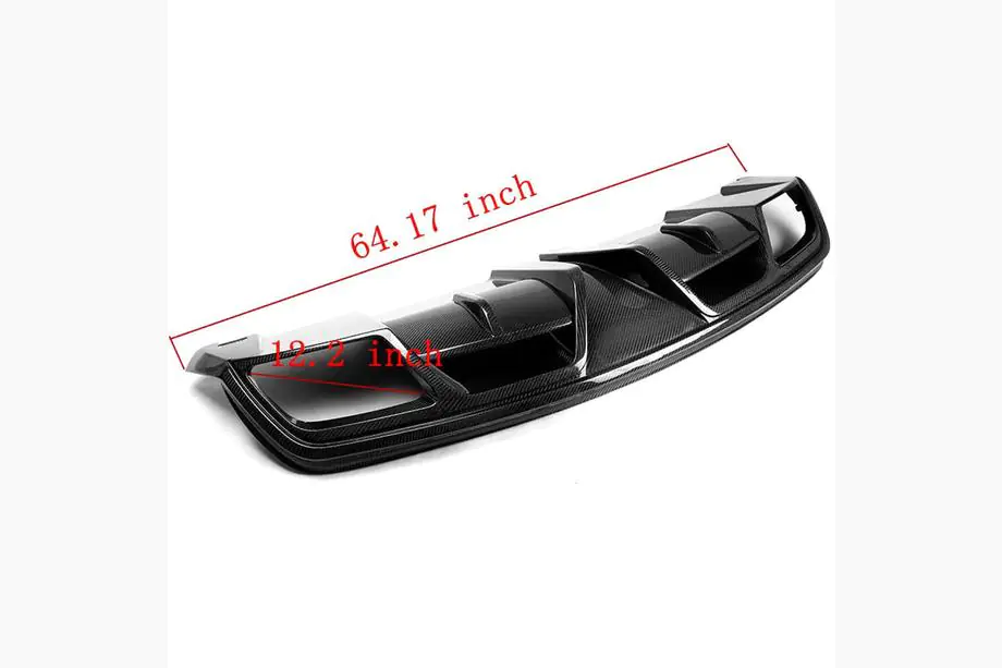 Mercedes CLA C117 2013–2019 Bagkofanger-diffuser V1 (til AMG-Line / CLA45 AMG 2013-2016, kulstof) Foto 5