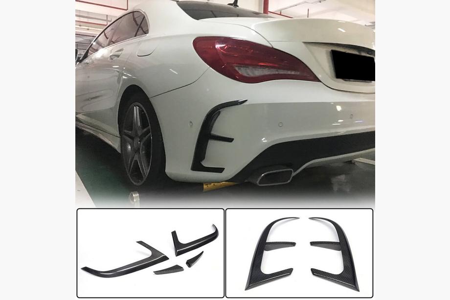 Mercedes CLA C117 2013–2019 Bagkofangerlister (til AMG-Line / CLA45 AMG SD 2013-2016, carbon) Image