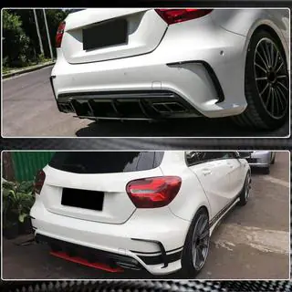 Bagkofangerbeklædninger (til AMG-Line HB, carbon) foto 3