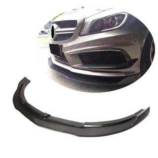 Frontlæbe til forreste kofanger Lip V1 (til AMG-Line / A45 AMG HB 2013-2015, kulfiber) foto 1