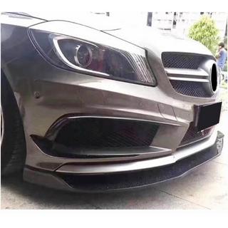 Frontlæbe til forreste kofanger Lip V1 (til AMG-Line / A45 AMG HB 2013-2015, kulfiber) foto 3