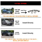 Mercedes A-Klasse W176 2012–2018 Bagkofangerdiffuser V1 (til AMG-Line / A45 AMG HB) foto 6