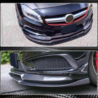 Mercedes A-Klasse W176 2012–2018 Frontlæbe til forreste kofanger Lip V2 (til AMG-Line / A45 AMG HB 2013-2015, carbon) foto 4
