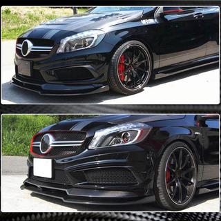 Frontlæbe til forreste kofanger Lip V2 (til AMG-Line / A45 AMG HB 2013-2015, carbon) foto 3