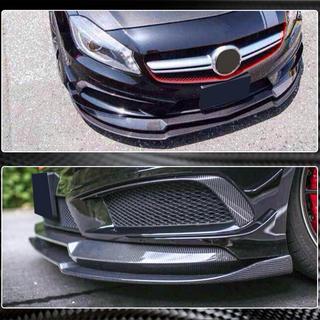 Frontlæbe til forreste kofanger Lip V2 (til AMG-Line / A45 AMG HB 2013-2015, carbon) foto 4