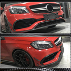 Mercedes A-Klasse W176 2012–2018 Frontspoiler læbe til forreste kofanger (til AMG-Line / A45 AMG HB 2016-2018, carbon) foto 3