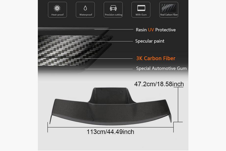 Mercedes A-Klasse W176 2012–2018 Spoiler V2 (til HB, carbon) Foto 5