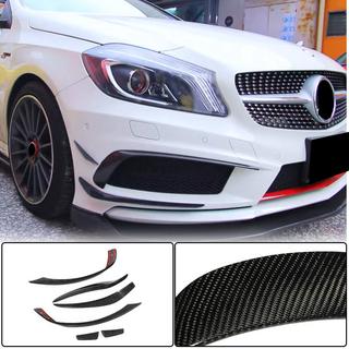 Frontkofanger-tilføjelser (til AMG-Line / A45 AMG HB 2013-2015, Carbon) foto 1