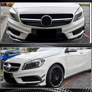 Frontkofanger-tilføjelser (til AMG-Line / A45 AMG HB 2013-2015, Carbon) foto 3