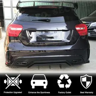 Bagkofangerflaps Flap (til AMG-Line / A45 AMG HB, carbon) foto 2