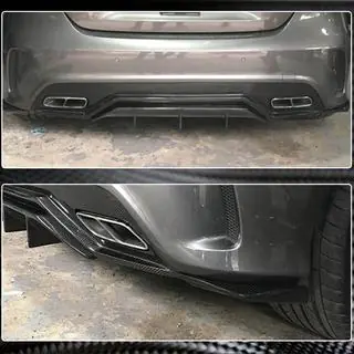 Bagkofangerflaps Flap (til AMG-Line / A45 AMG HB, carbon) foto 4