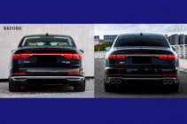 Audi A8 2018– Facelift-kit med udskiftning af forlygter (til S8 2025) foto 3