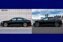 Audi A8 2018– Facelift-kit med udskiftning af forlygter (til S8 2025) foto 2