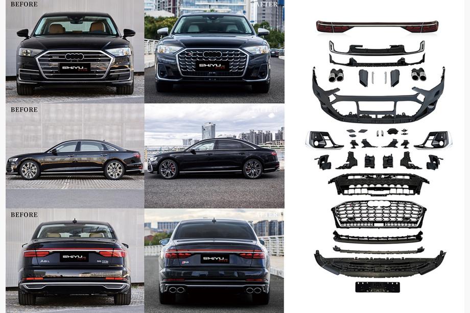 Audi A8 2018– Facelift-kit uden udskiftning af forlygter (til S8 2025) Image