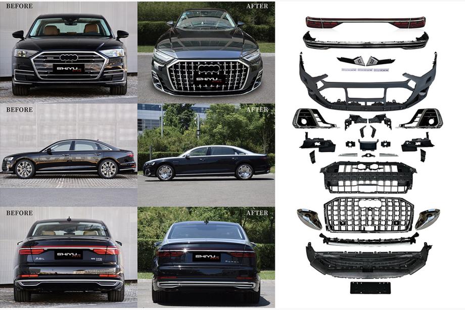 Audi A8 2018– Facelift-kit uden udskiftning af forlygter (Til Horch 2025) Image